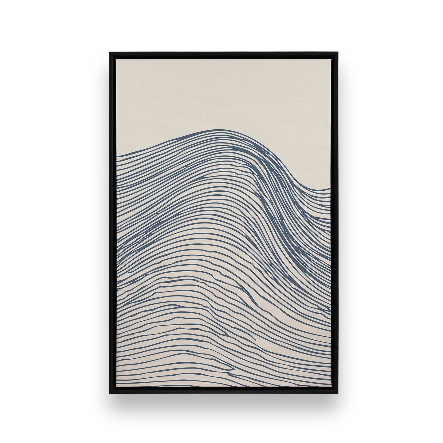[Color:Satin Black], Picture of art in a Satin Black frame