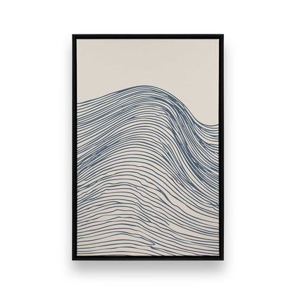 [Color:Satin Black], Picture of art in a Satin Black frame