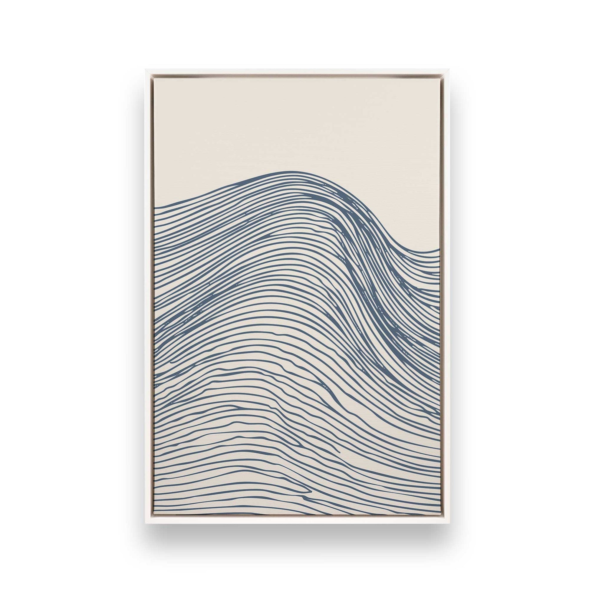 [Color:Opaque White], Picture of art in a White frame