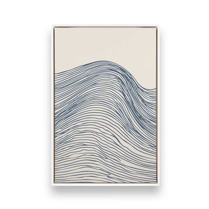 [Color:Opaque White], Picture of art in a White frame