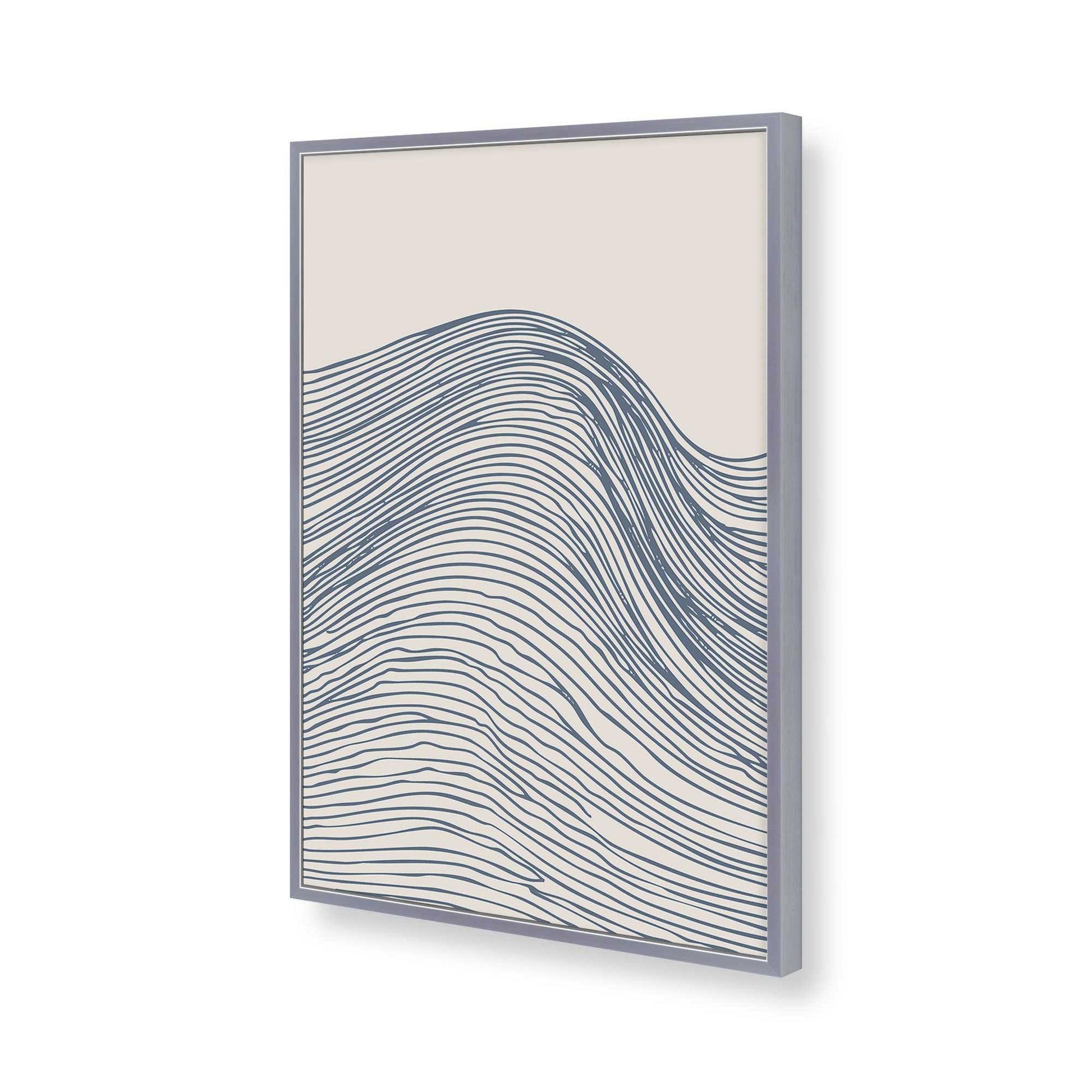 [Color:Polished Chrome], Picture of art in a Polished Chrome frame of the corner