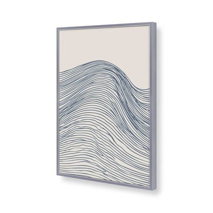 [Color:Polished Chrome], Picture of art in a Polished Chrome frame of the corner