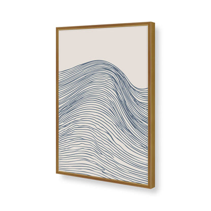 [Color:Polished Gold], Picture of art in a Polished Gold frame of the corner