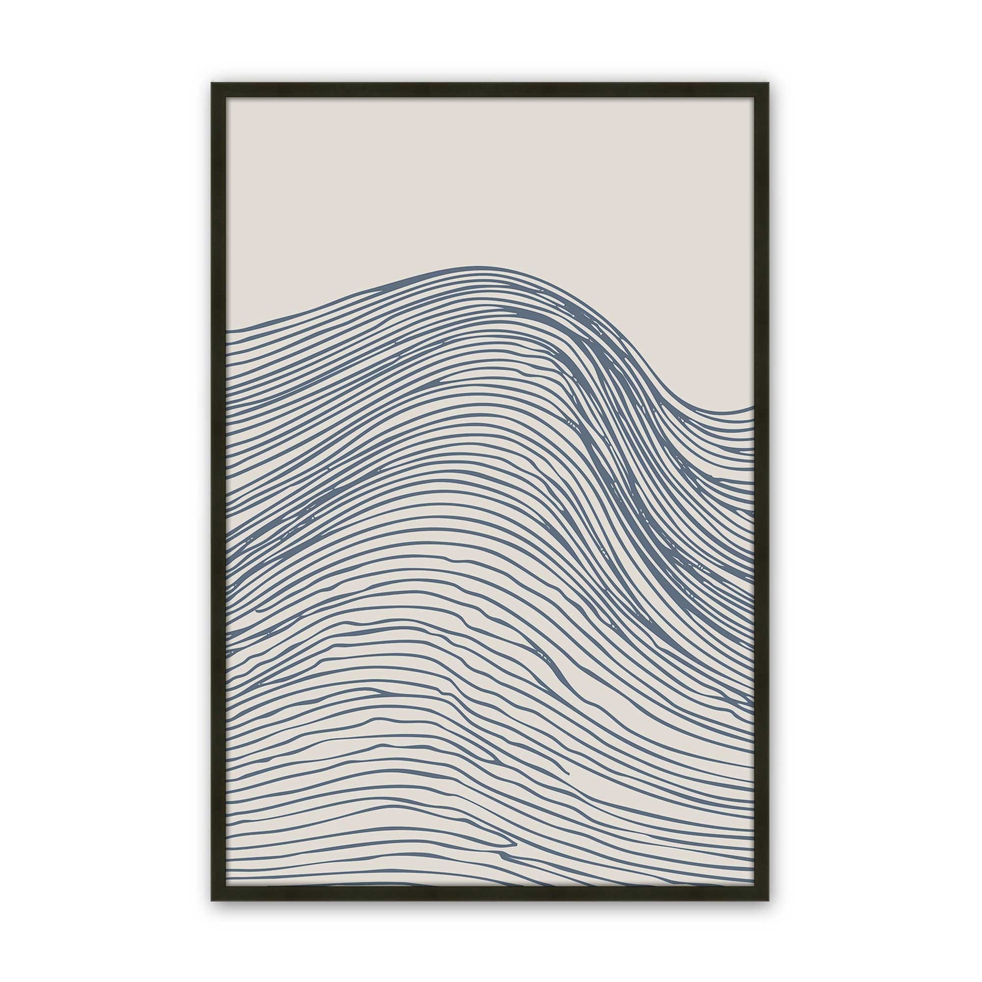 [Color:Satin Black], Picture of art in a Satin Black frame