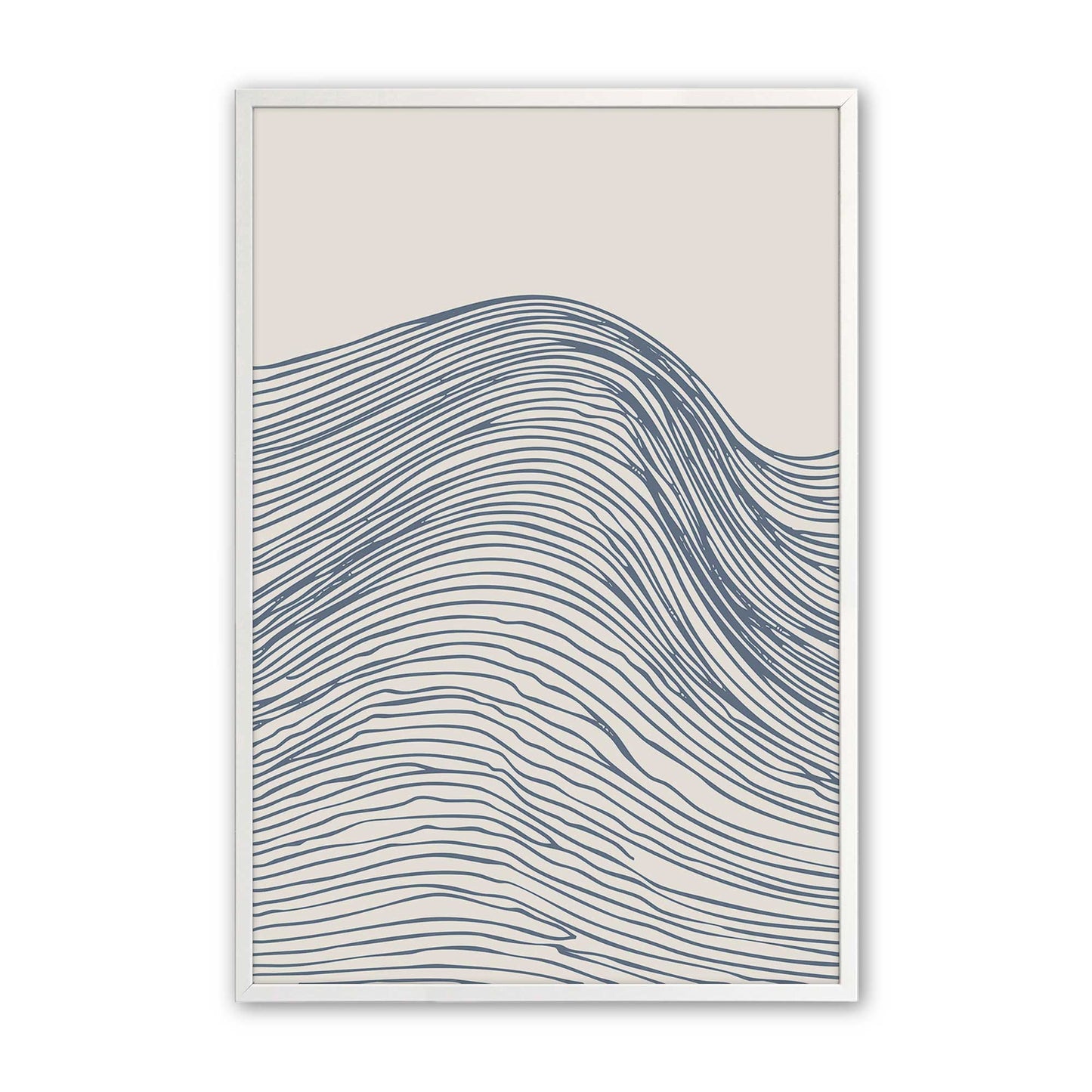 [Color:Opaque White], Picture of art in a Opaque White frame