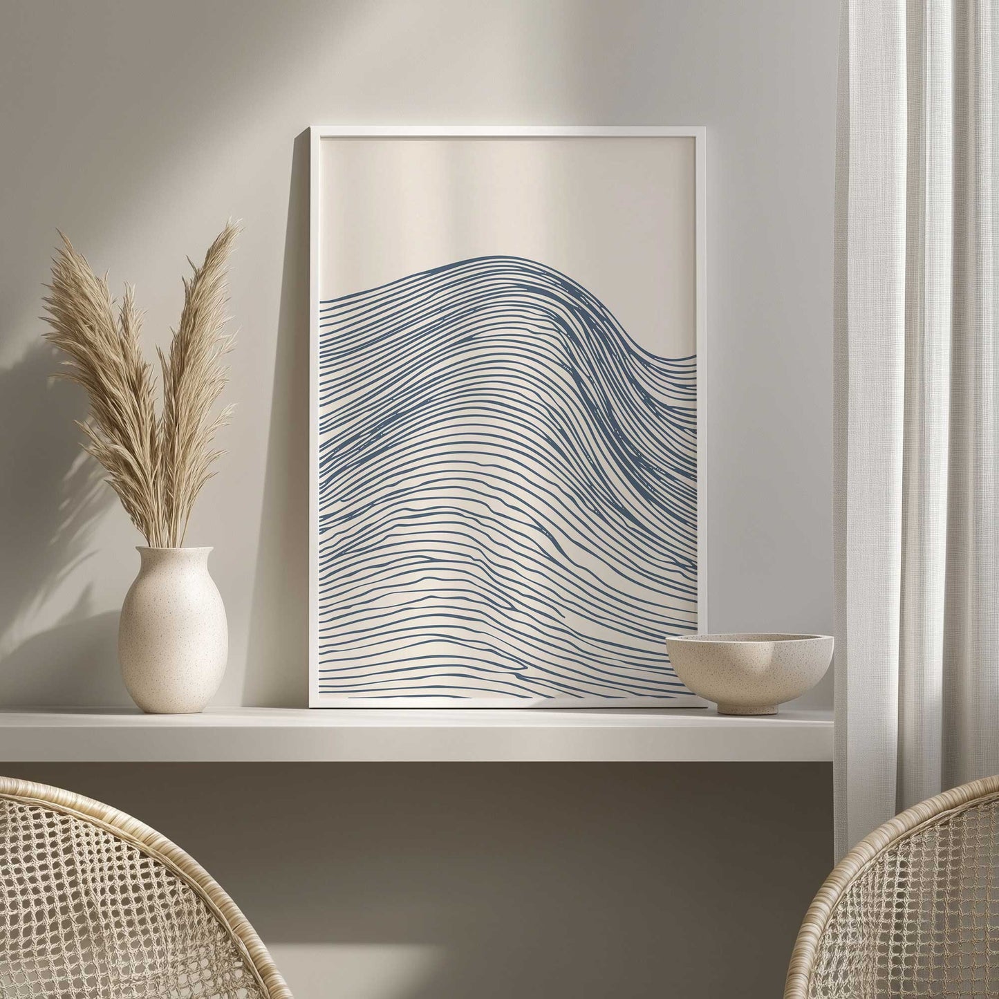 Picture of art in a room