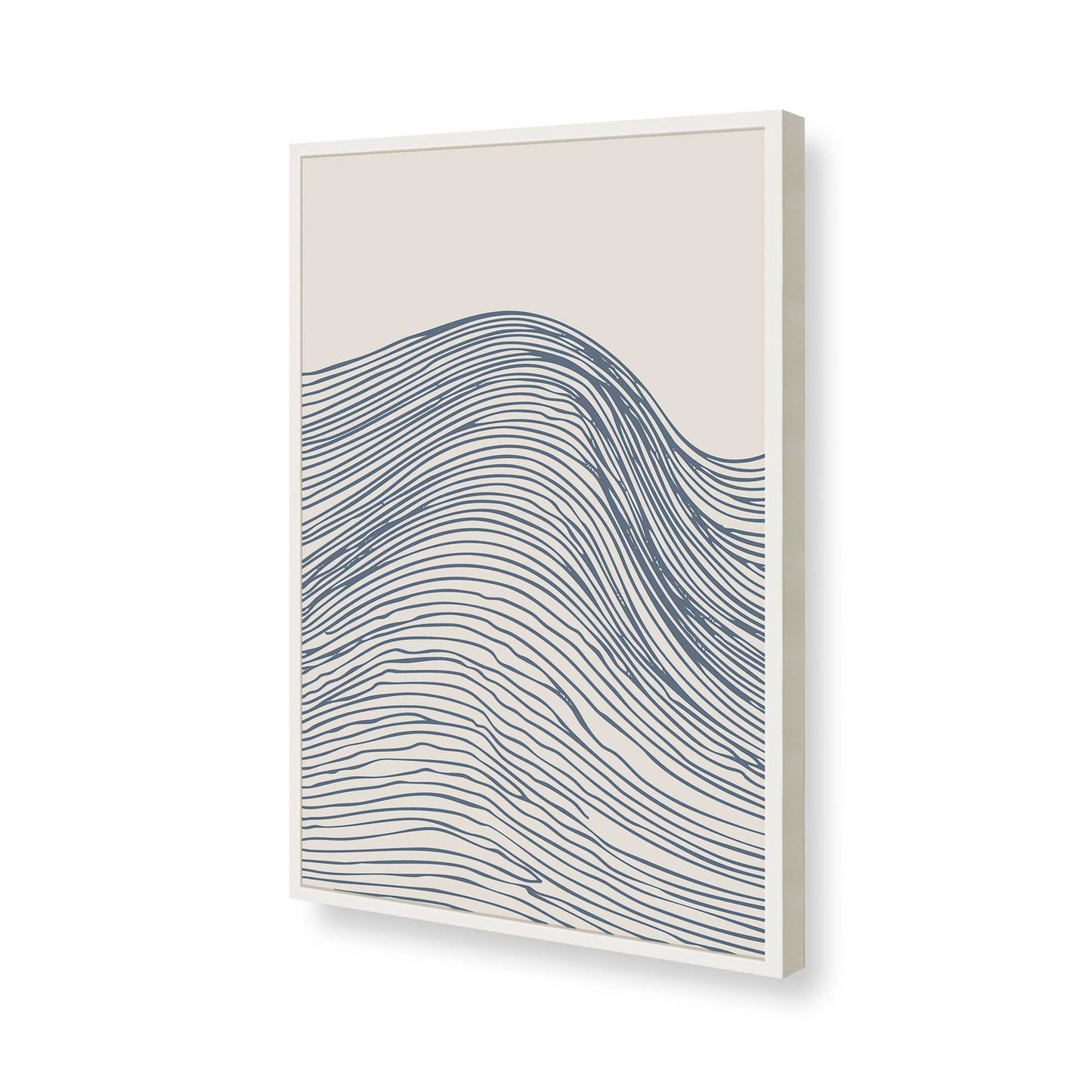 [Color:Opaque White], Picture of art in a Opaque White frame of the corner