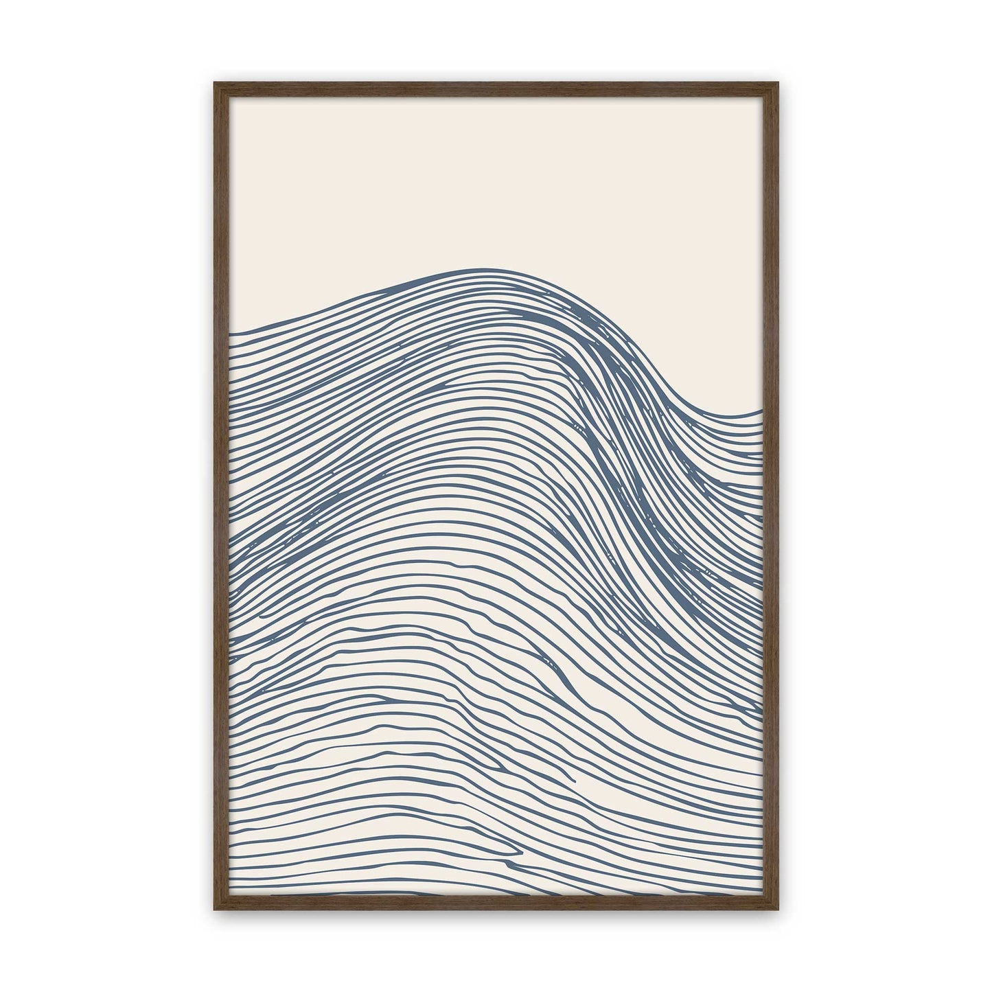 [Color:Walnut], Picture of art in a Walnut frame