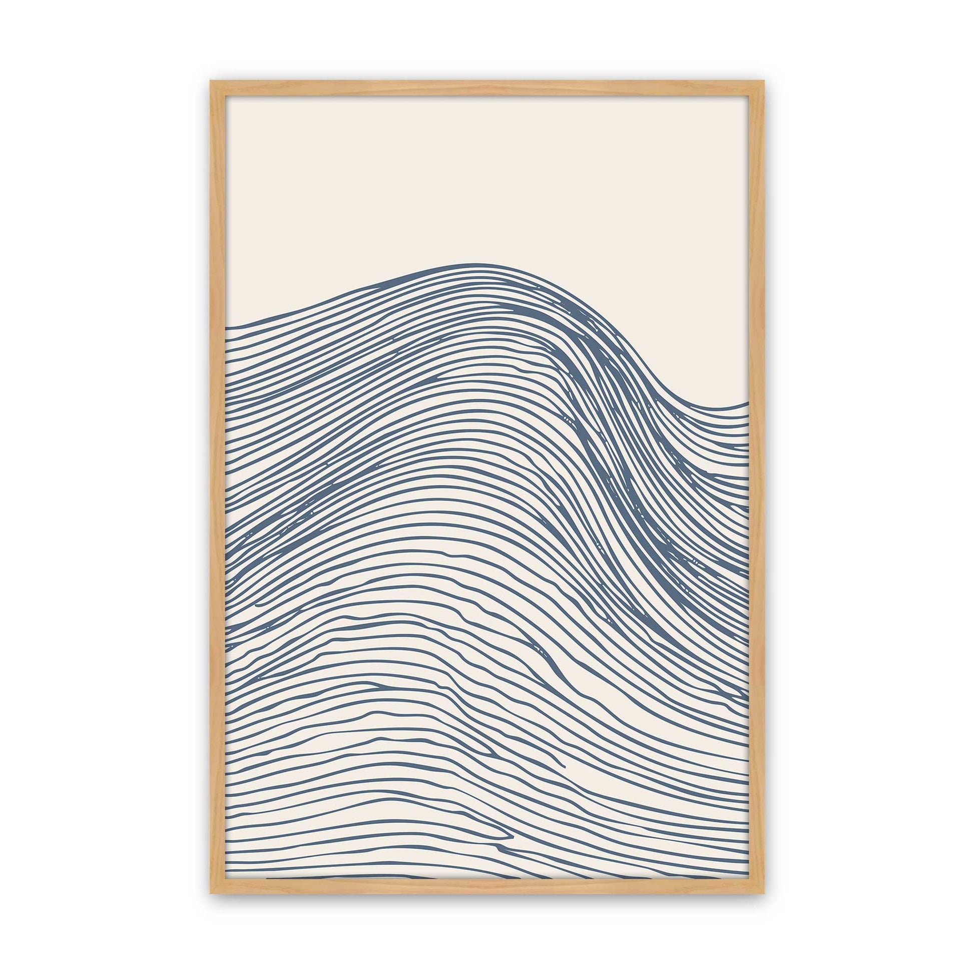 [Color:American Maple], Picture of art in a American Maple frame