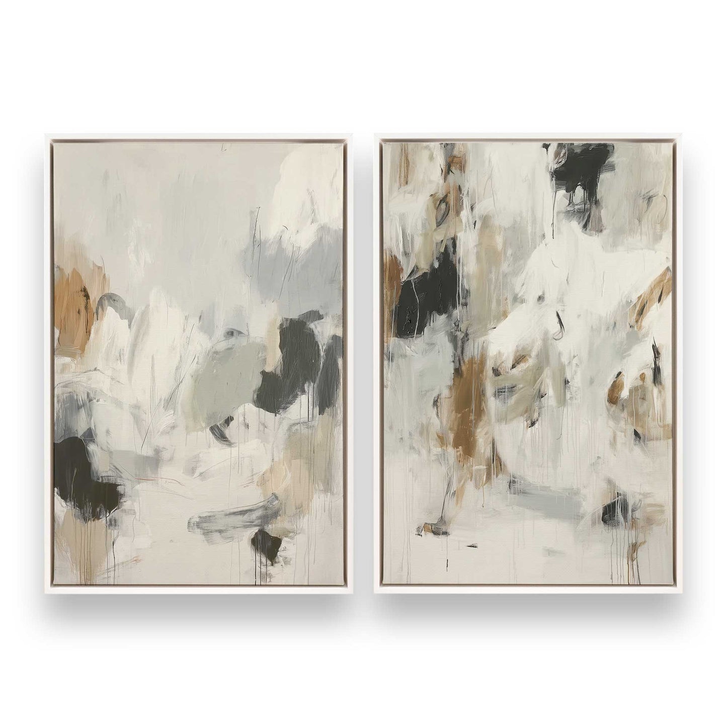 [Color:Opaque White], Picture of art in a White frame