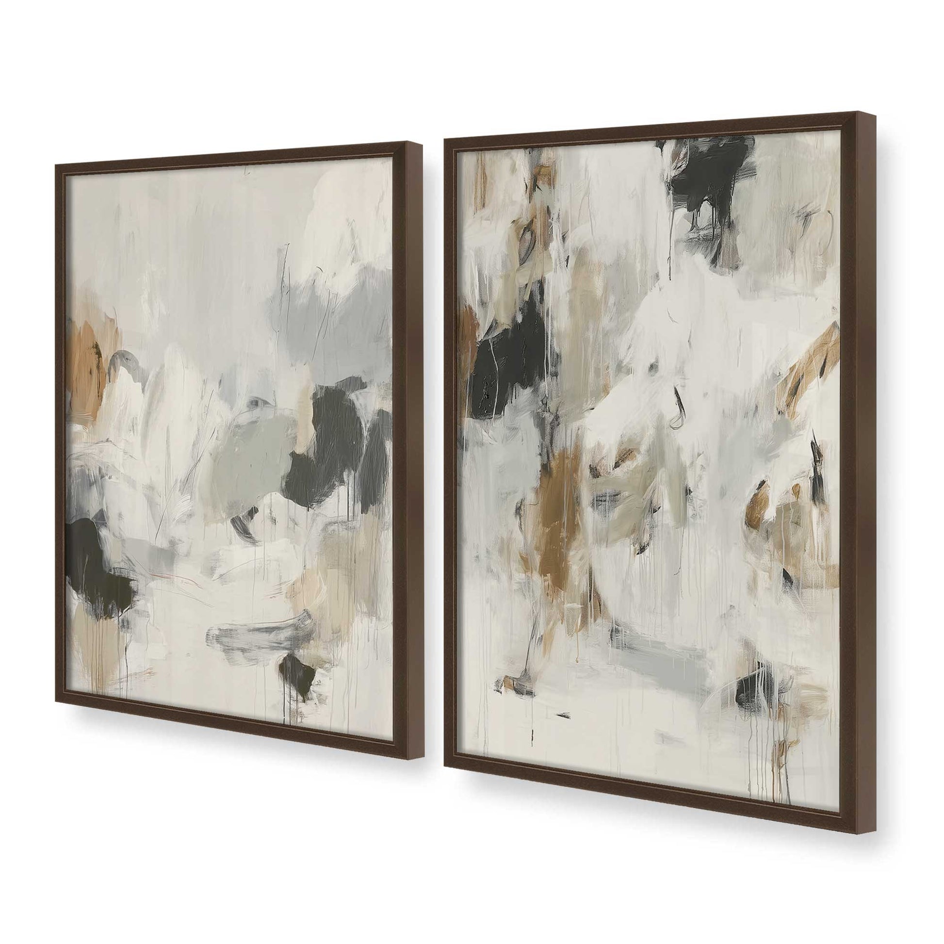 [Color:Belvinder Brown], Picture of art in a Belvinder Brown frame of the corner