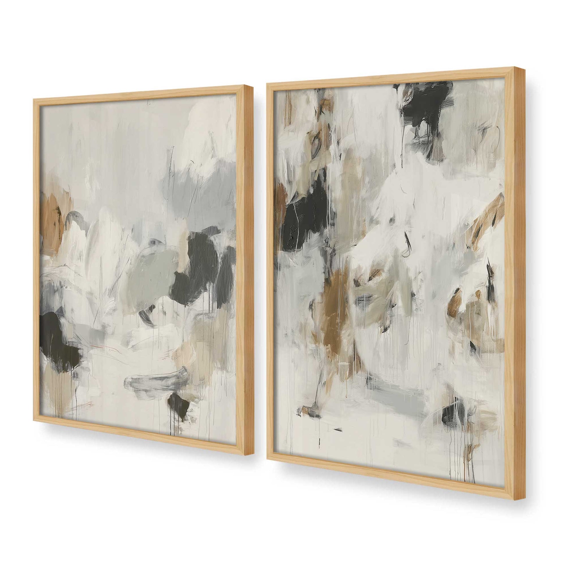 [Color:American Maple], Picture of art in a American Maple frame of the corner