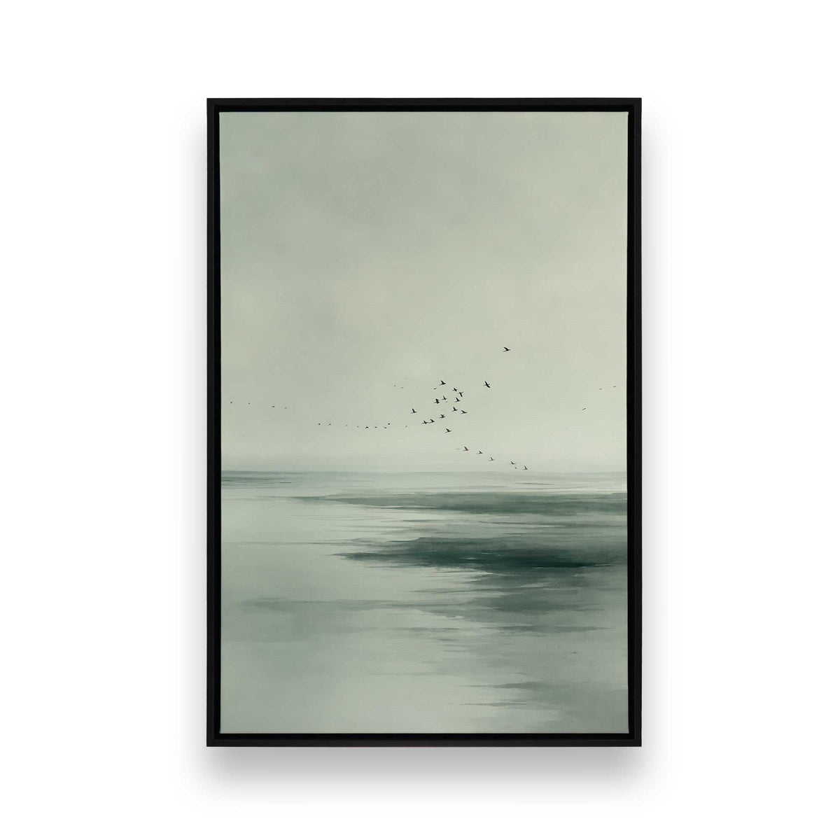 [Color:Satin Black], Picture of art in a Satin Black frame