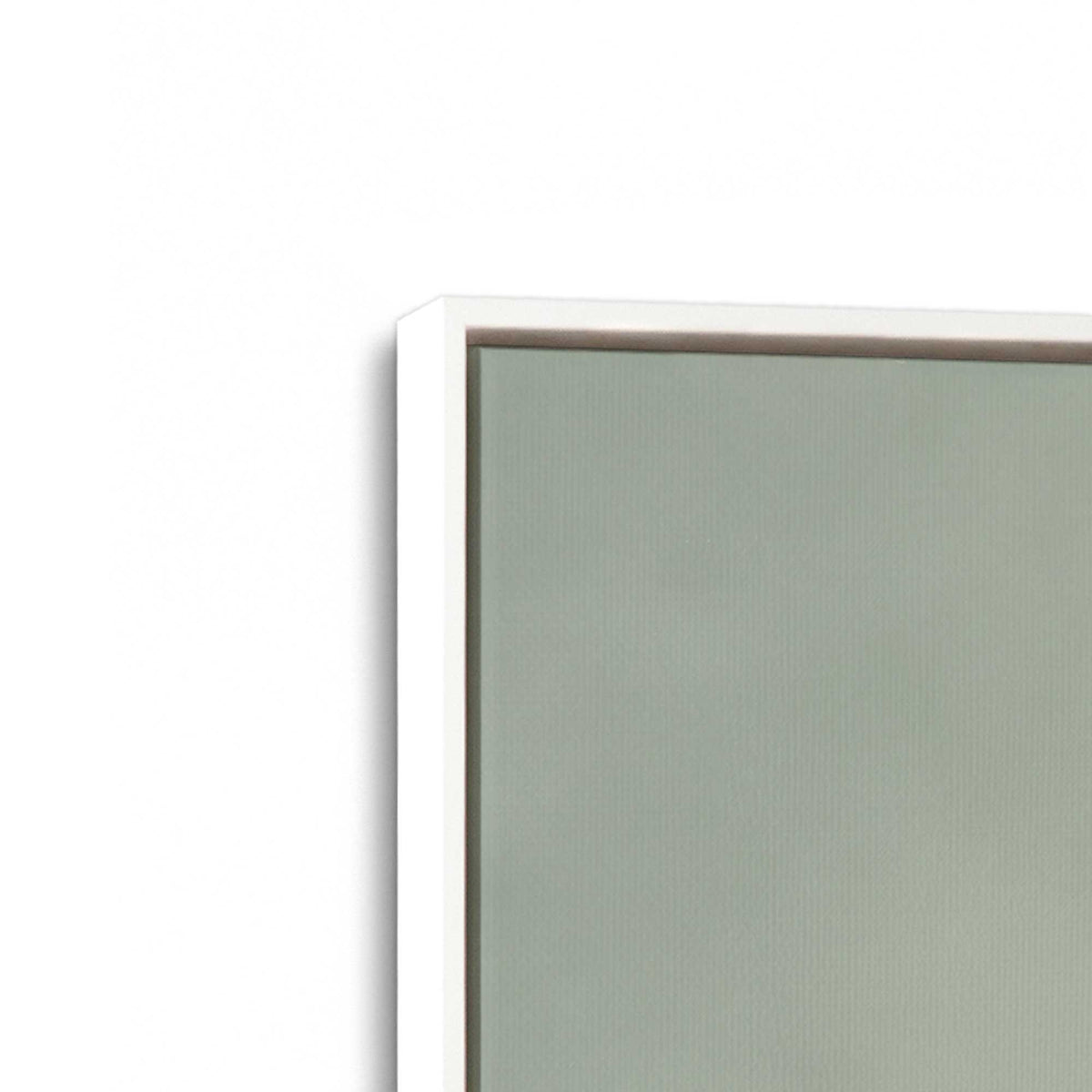 [Color:Opaque White], Picture of art in a White frame at an angle