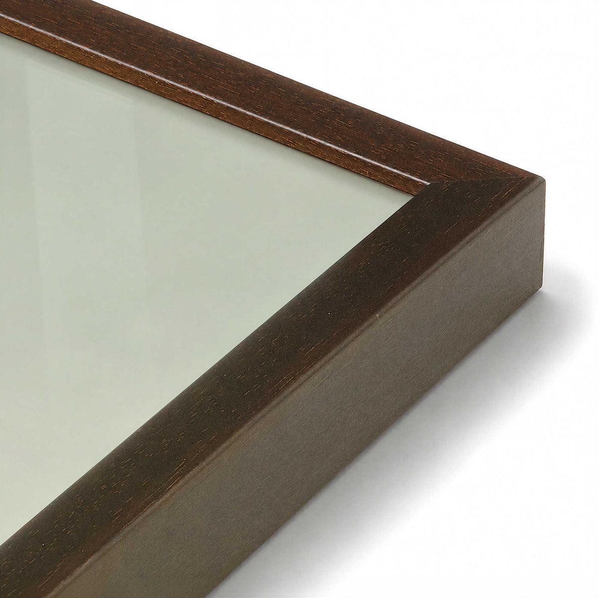 [Color:Belvinder Brown], Picture of art in a Polished Chrome frame at an angle
