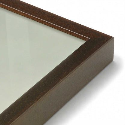 [Color:Belvinder Brown], Picture of art in a Polished Chrome frame at an angle