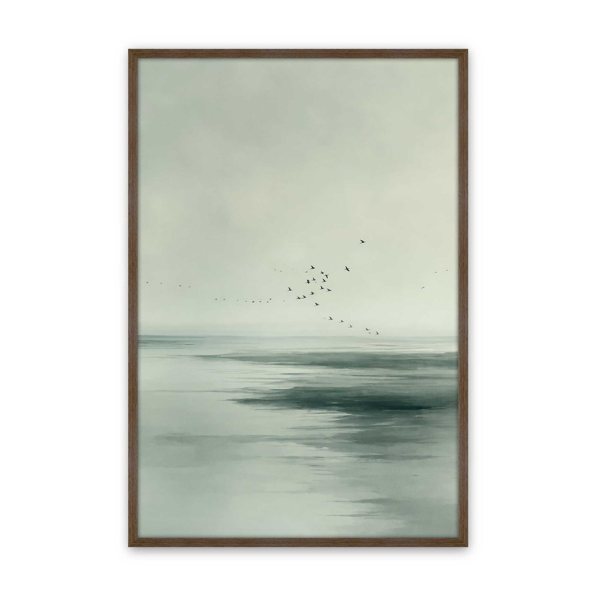 [Color:Walnut], Picture of art in a Polished Chrome frame