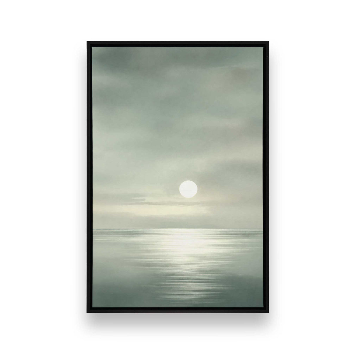 [Color:Satin Black], Picture of art in a Satin Black frame