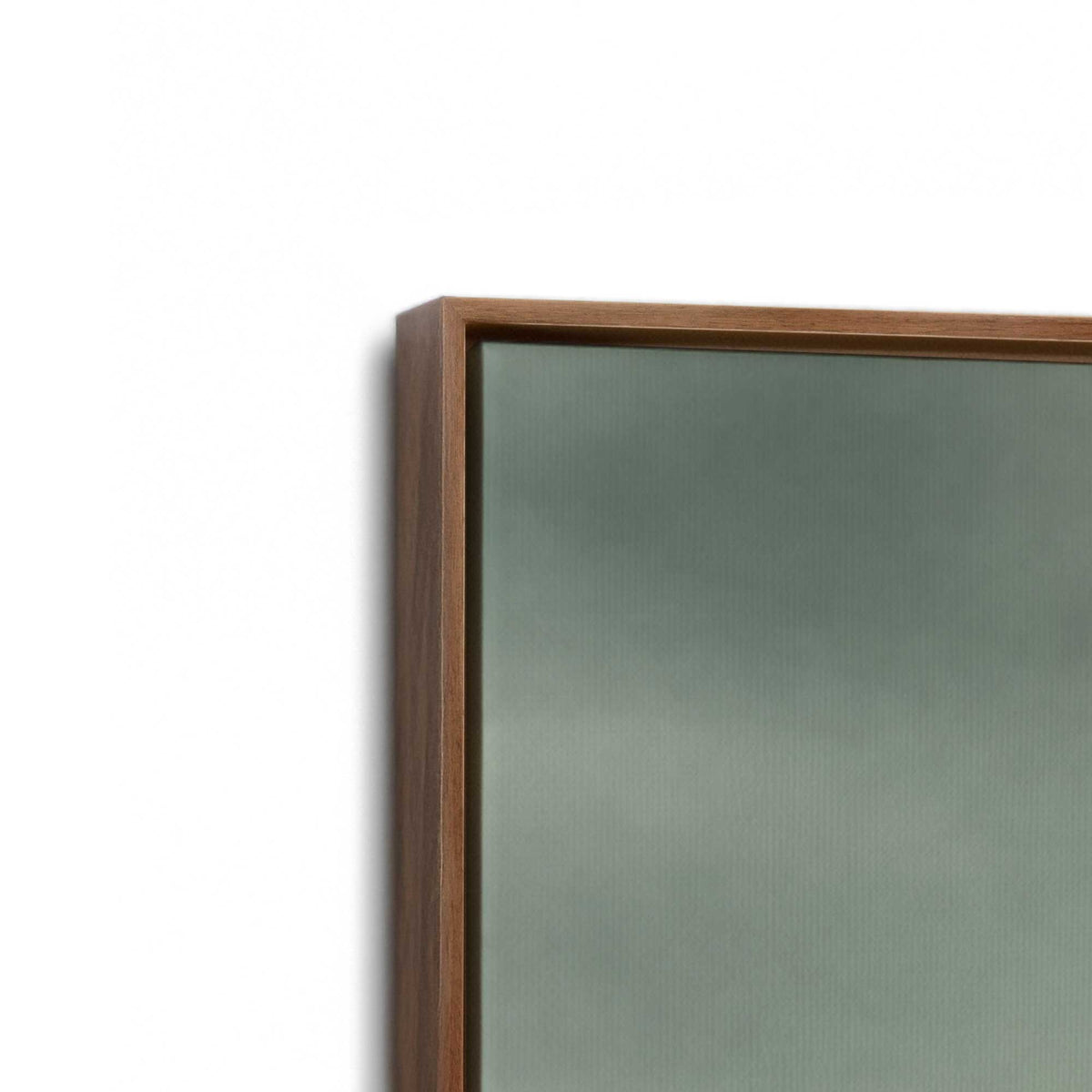 [Color:Walnut], Picture of art in a Walnut frame at an angle