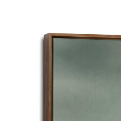 [Color:Walnut], Picture of art in a Walnut frame at an angle