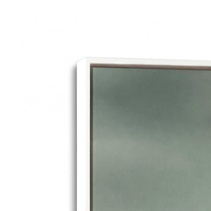 [Color:Opaque White], Picture of art in a White frame at an angle