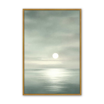 [Color:Polished Gold], Picture of art in a Polished Chrome frame