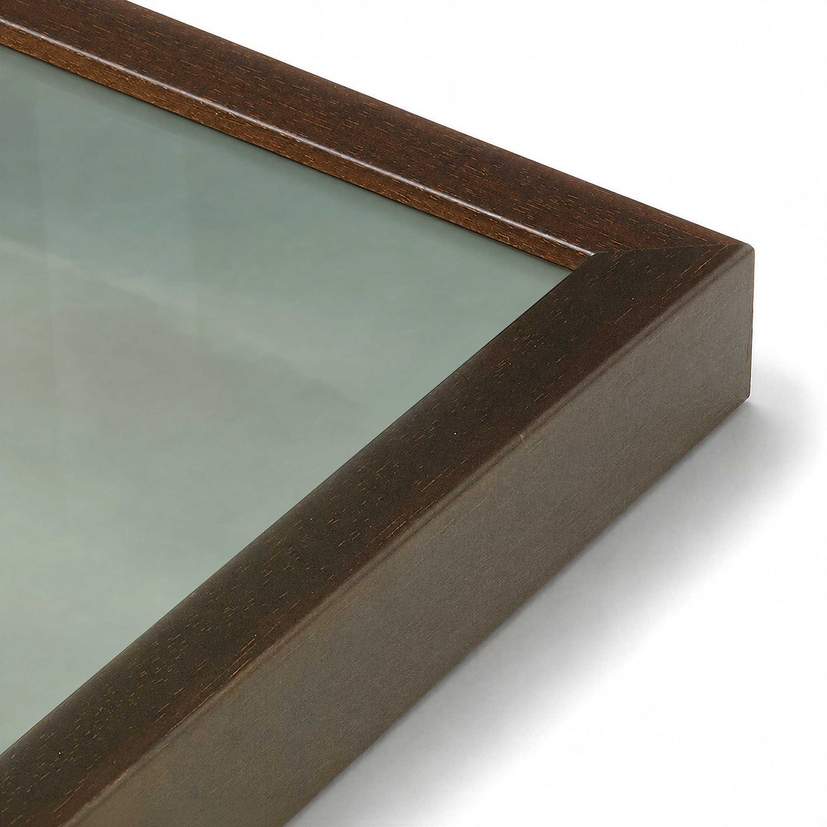 [Color:Belvinder Brown], Picture of art in a Polished Chrome frame at an angle