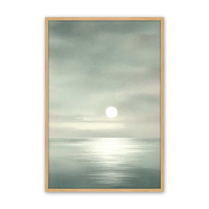 [Color:American Maple], Picture of art in a Polished Chrome frame