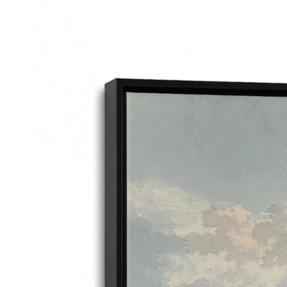 [Color:Satin Black], Picture of art in a Satin Black frame at an angle