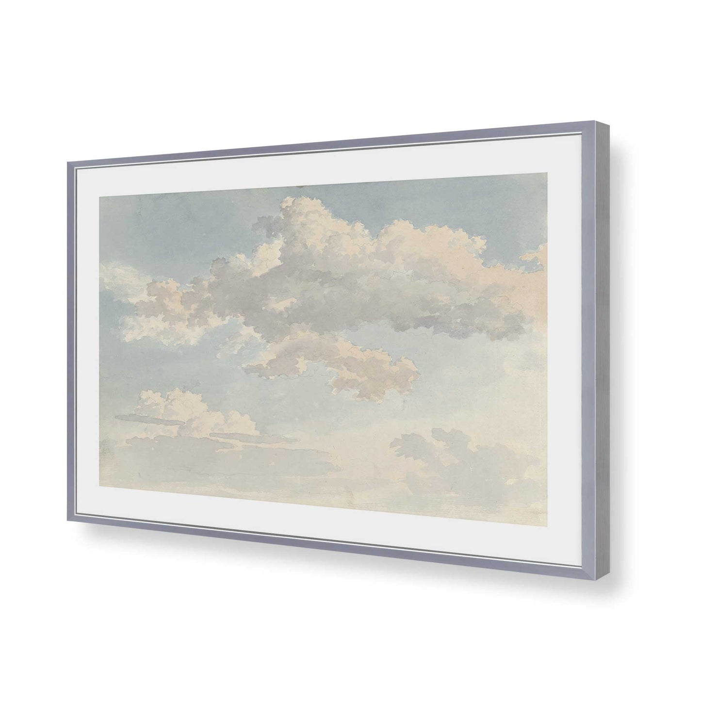 [Color:Polished Chrome], Picture of art in a Polished Chrome frame of the corner