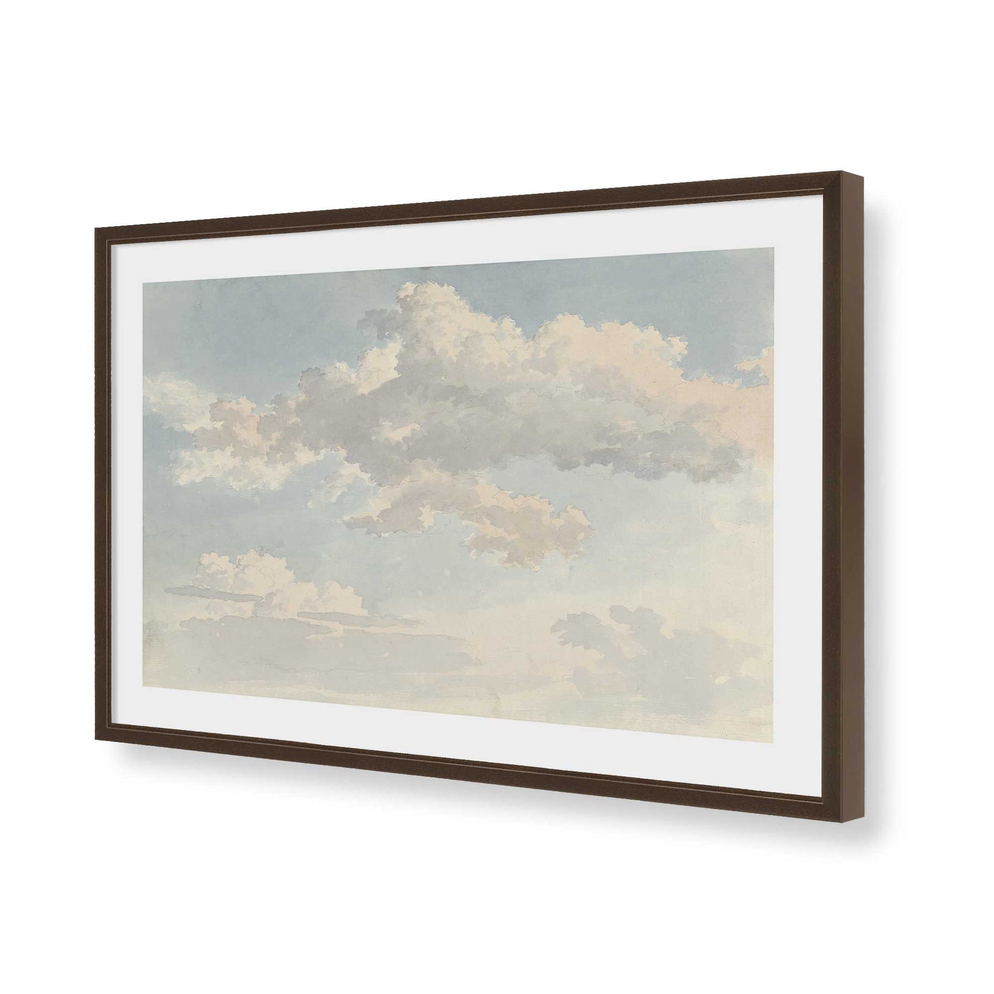 [Color:Belvinder Brown], Picture of art in a Polished Chrome frame of the corner