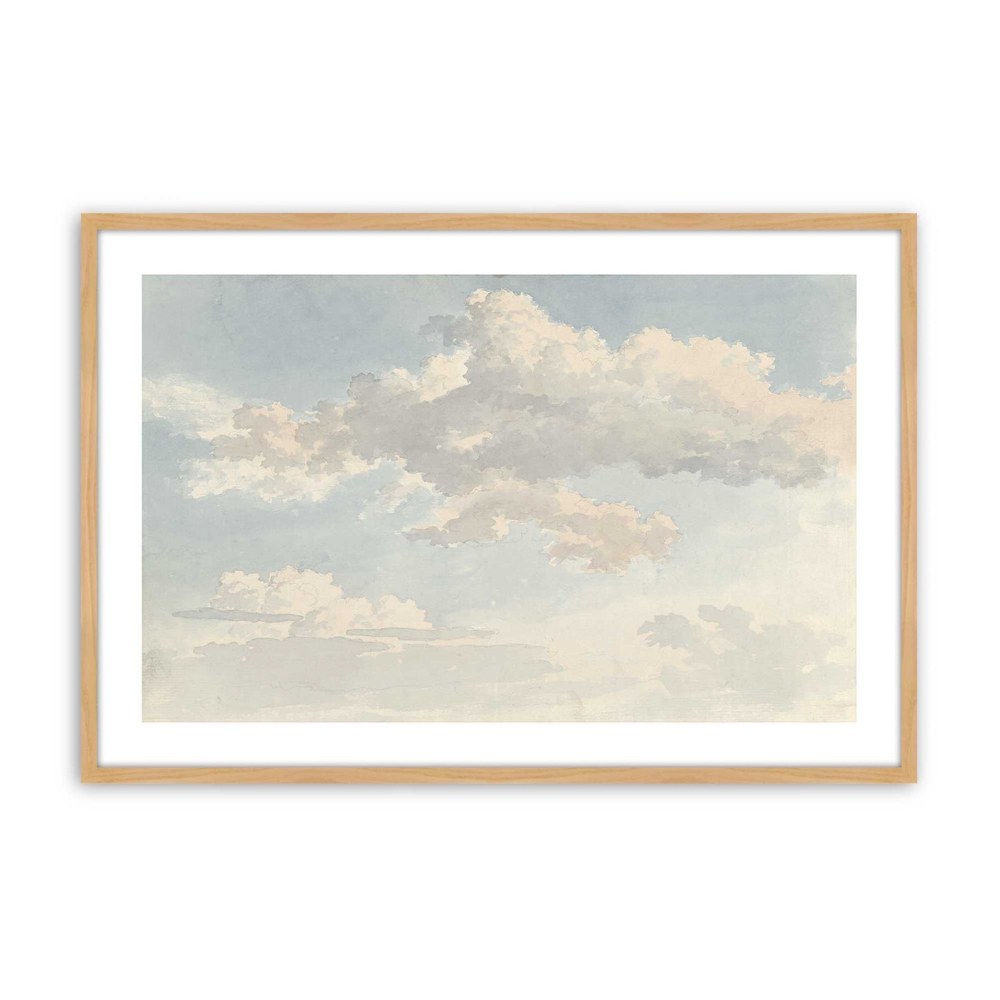 [Color:American Maple], Picture of art in a Polished Chrome frame