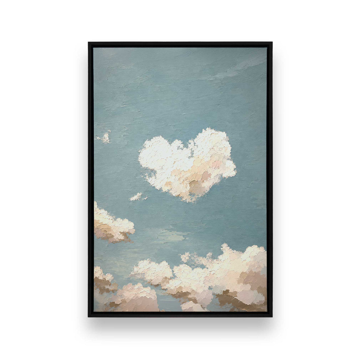 [Color:Satin Black], Picture of art in a Satin Black frame