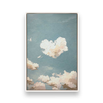 [Color:Opaque White], Picture of art in a White frame