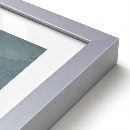 [Color:Polished Chrome], Picture of art in a Polished Chrome frame at an angle