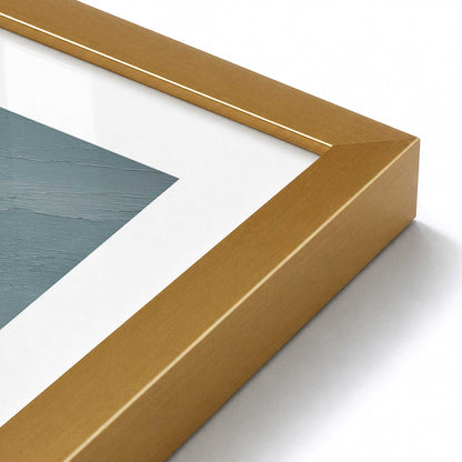 [Color:Polished Gold], Picture of art in a Polished Gold frame at an angle