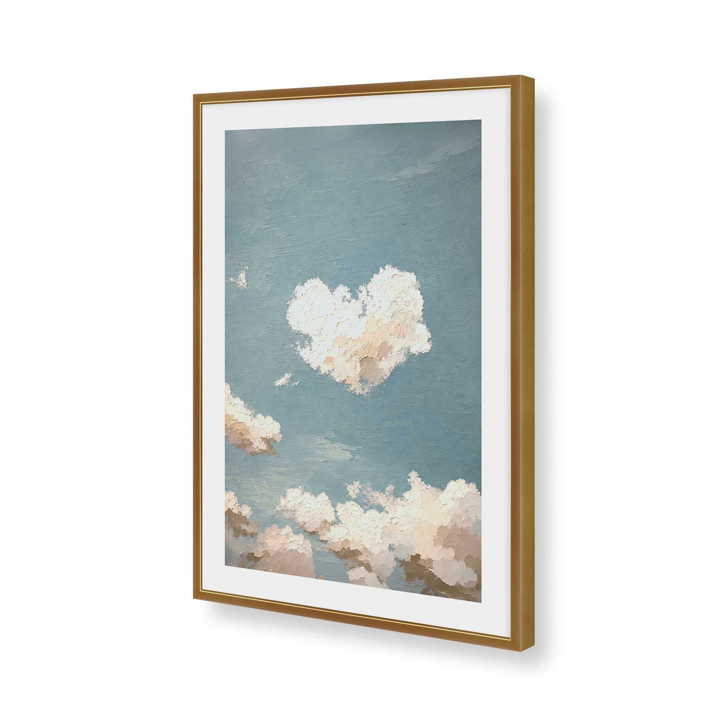 [Color:Polished Gold], Picture of art in a Polished Gold frame of the corner