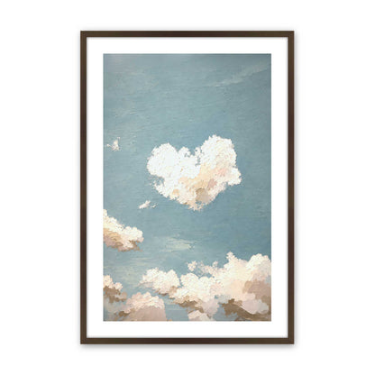 [Color:Brown], Picture of art in a Brown frame