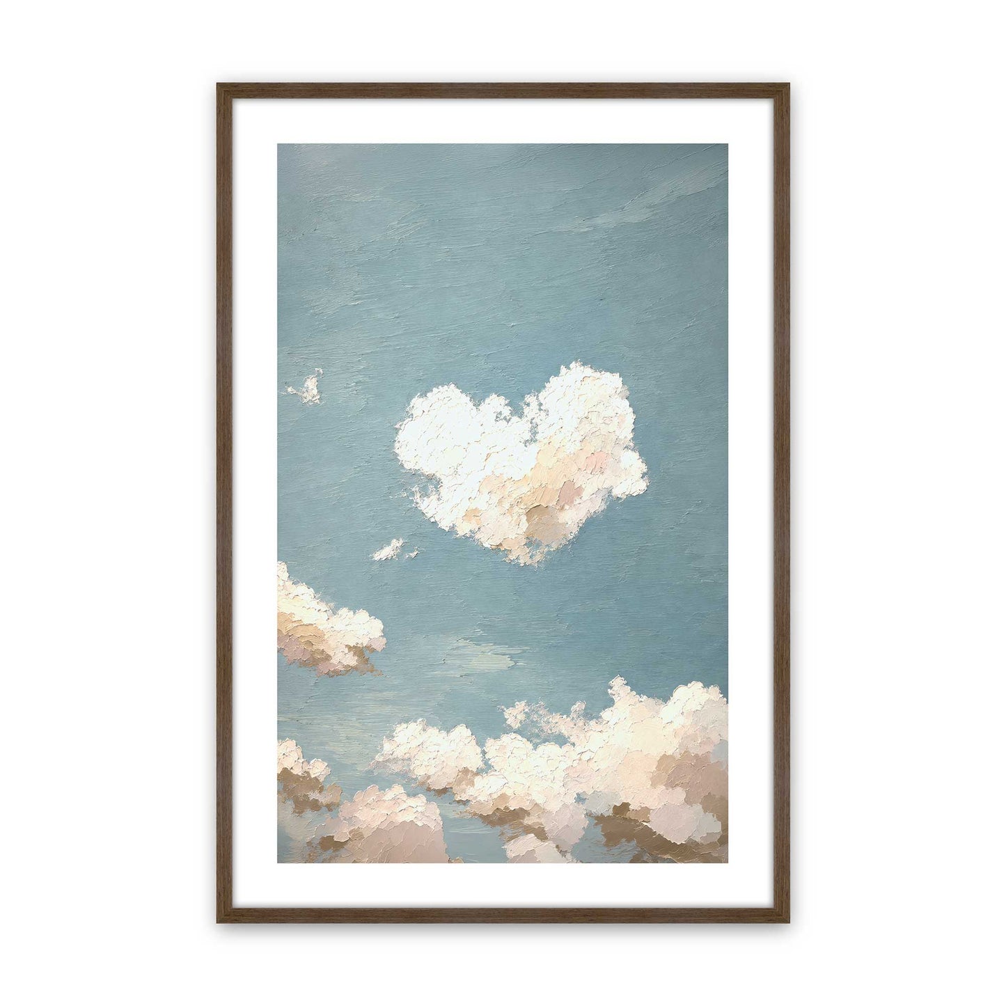 [Color:Walnut], Picture of art in a Walnut frame