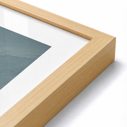 [Color:American Maple], Picture of art in a American Maple frame at an angle