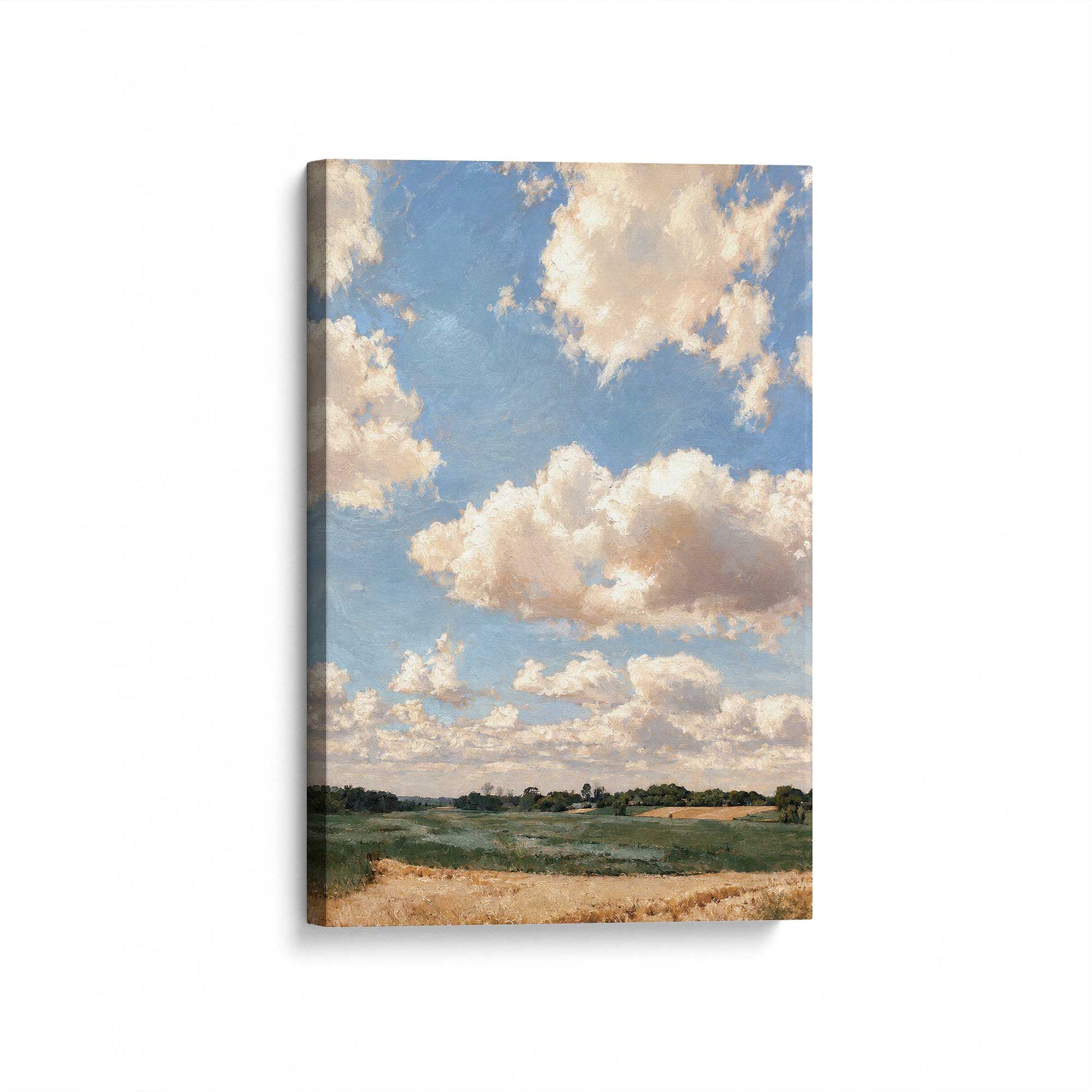 [Color:Stretched Canvas], Picture of art at an angle