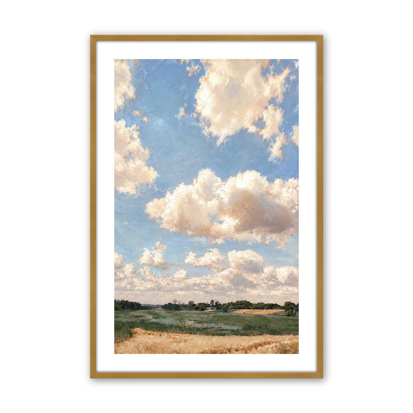 [Color:Polished Gold], Picture of art in a Polished Gold frame