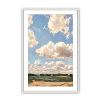 [Color:Opaque White], Picture of art in a Opaque White frame