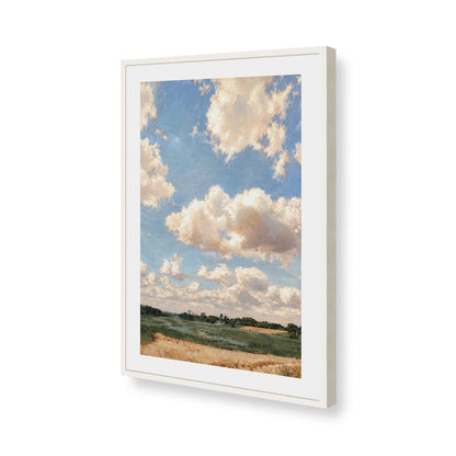 [Color:Opaque White], Picture of art in a Opaque White frame of the corner