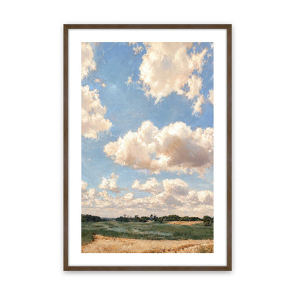 [Color:Walnut], Picture of art in a Walnut frame