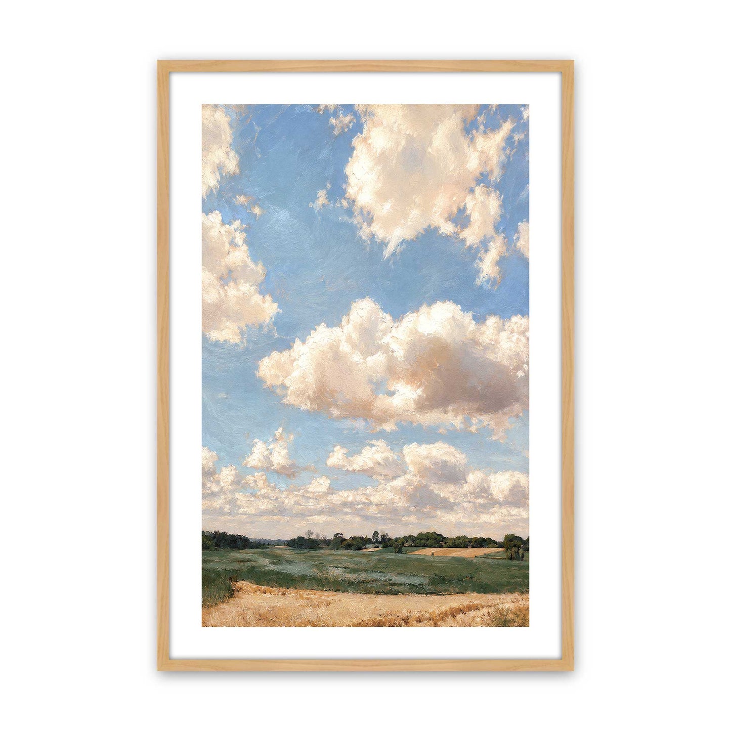 [Color:American Maple], Picture of art in a American Maple frame