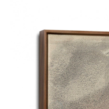 [Color:Walnut], Picture of art in a Walnut frame at an angle