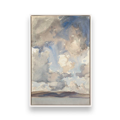 [Color:Opaque White], Picture of art in a White frame
