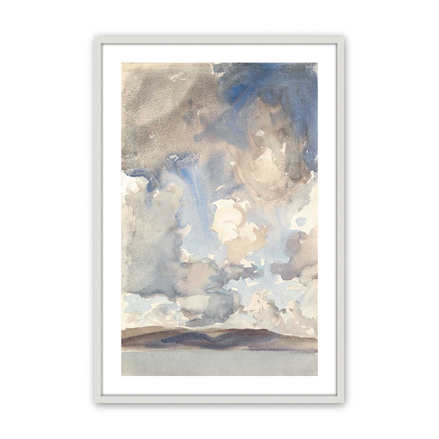 [Color:Opaque White], Picture of art in a Opaque White frame