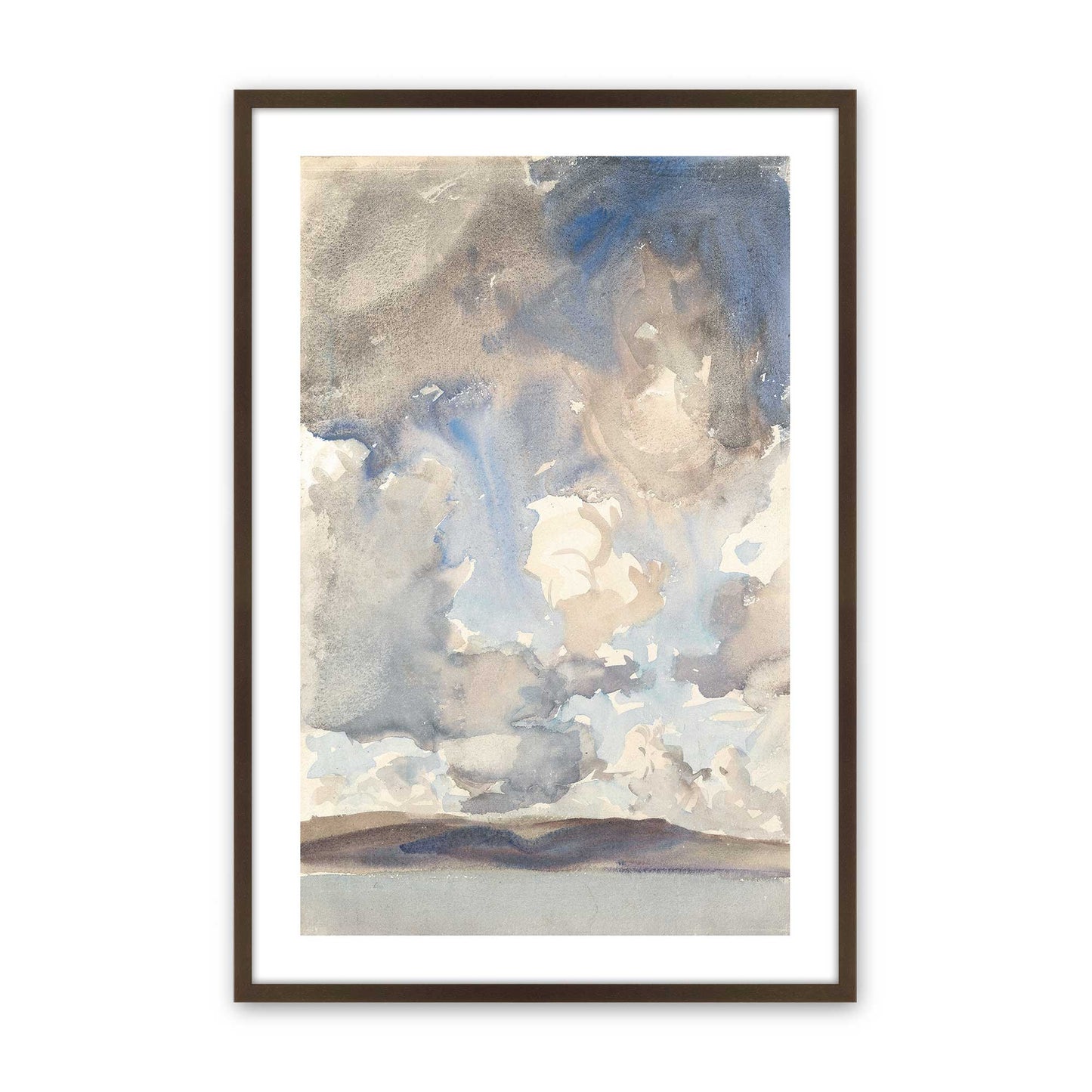 [Color:Belvinder Brown], Picture of art in a Belvinder Brown frame